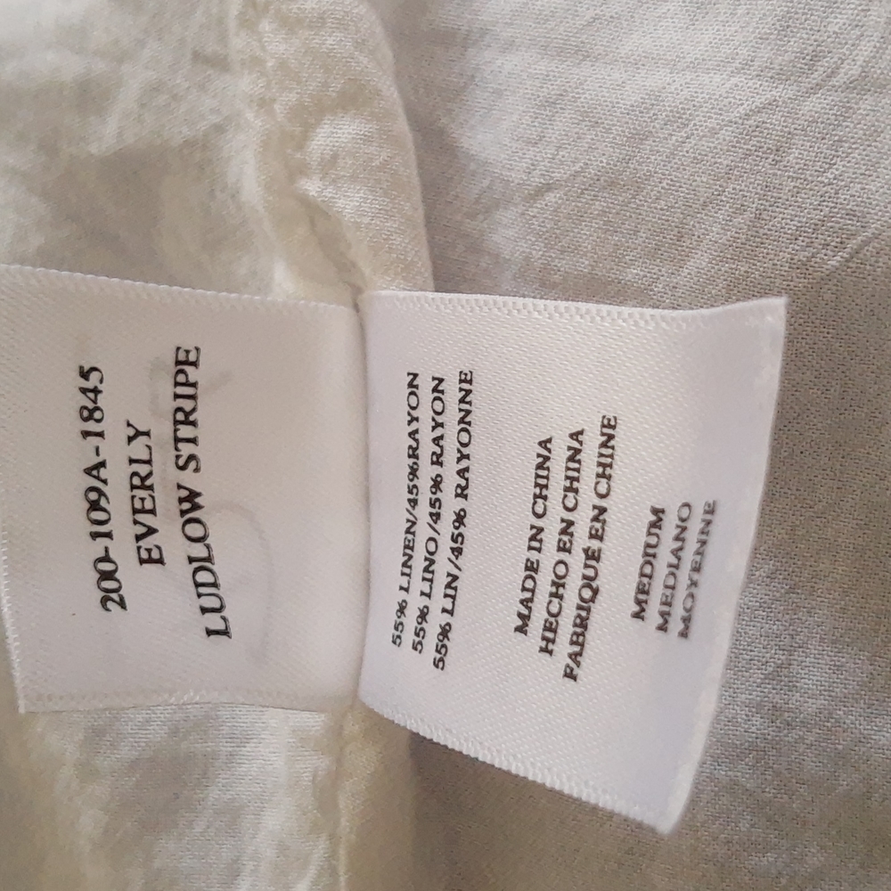 Rails Every Ludlow Stripe Pull Over Linen Rayon B… - image 8